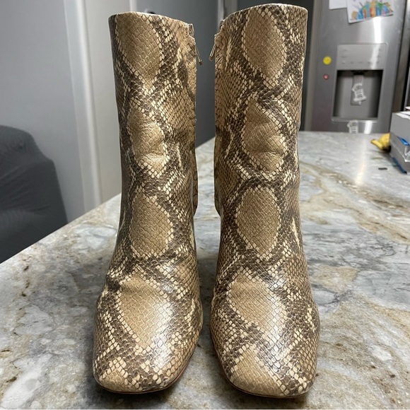 Sam Edelman CODIE Snakeskin Booties Women’s 9M - Picture 2 of 11